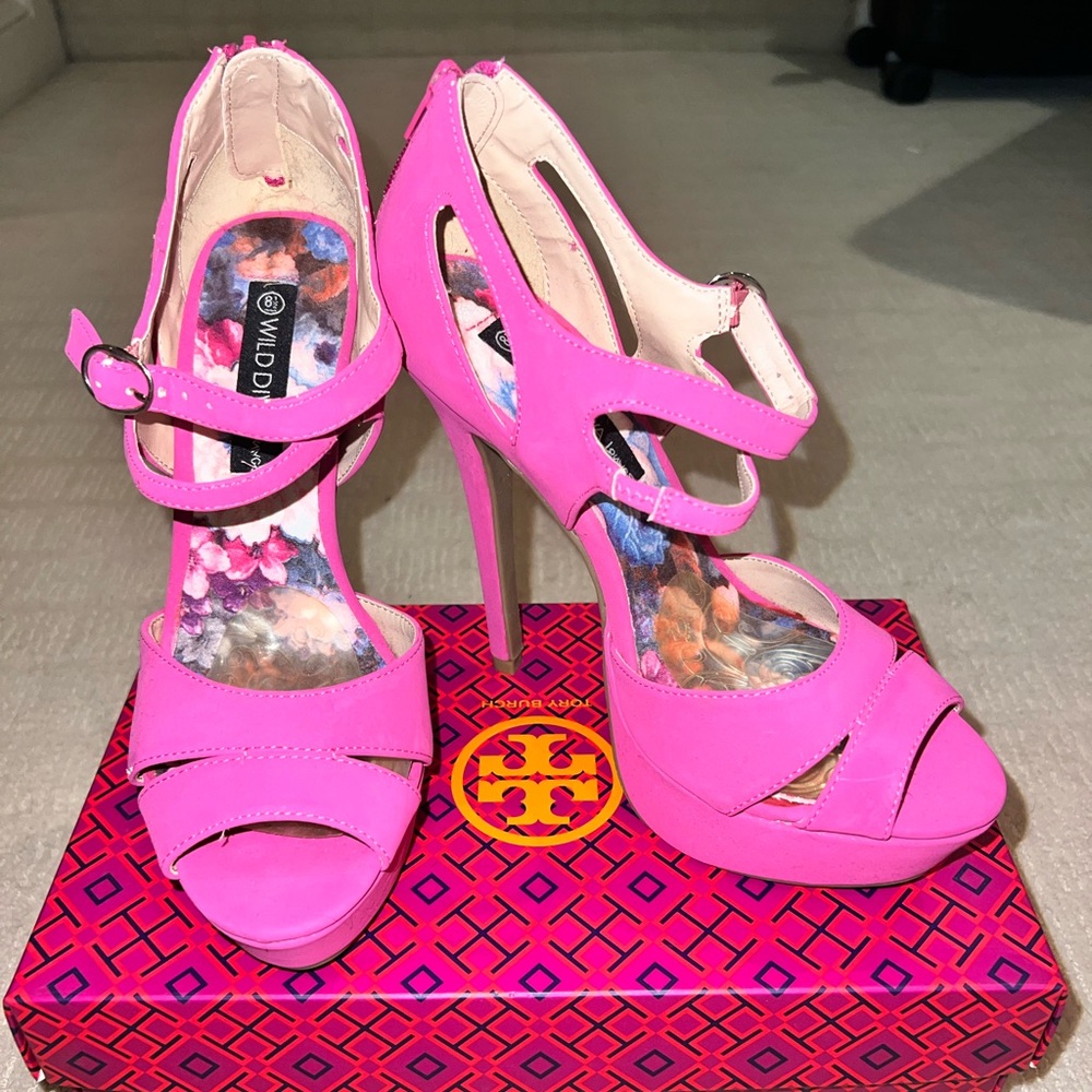 Hot Pink WildDive Heels